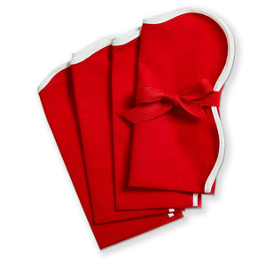 Christmas Scallop Napkin Set