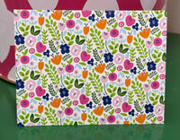 Bright Floral Boutique Folded Notes
