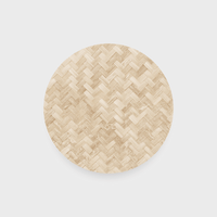 Rattan Basketweave Round Insert
