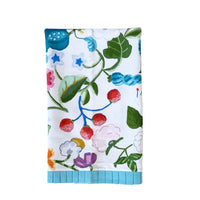 Breakfast Floral Tea Towel by Dana Gibson