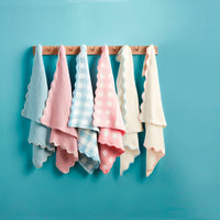 Gingham Chenille Baby Blanket