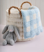 Gingham Chenille Baby Blanket
