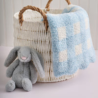 Gingham Chenille Baby Blanket