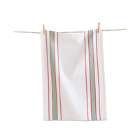 Christmas Holiday Stripe Dishtowel