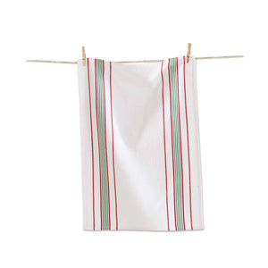 Christmas Holiday Stripe Dishtowel