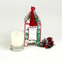 Holiday Classic Toile Mini Pagoda Box Candle