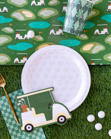 Golf Ball Paper Plates
