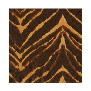 Go Wild Brown Cocktail Napkin