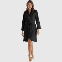 Chenille Ruffle Robe
