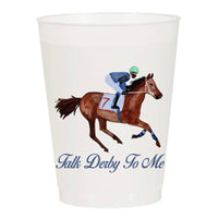 Talk Derby To Me Frosted Cups: Pack of 6