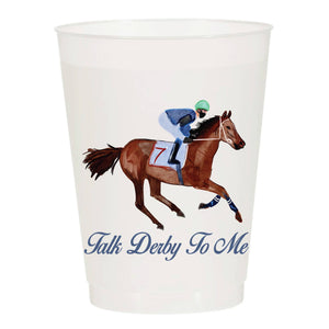 Talk Derby To Me Frosted Cups: Pack of 6