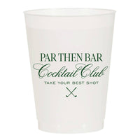 Par Then Bar Frosted Cups-Pack of 6 Cups