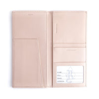 Monogrammed Leather RFID Blocking Passport Ticket Holder
