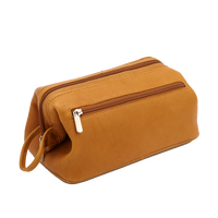 Monogrammed Colombian Leather Toiletry Bag
