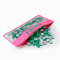 Pink Monkey Mahjong Bag