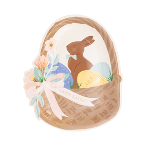 Easter Basket Paper Plate