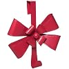 Red Metal Bow Wreath Holder
