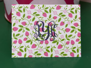 Strawberry Folded Notes