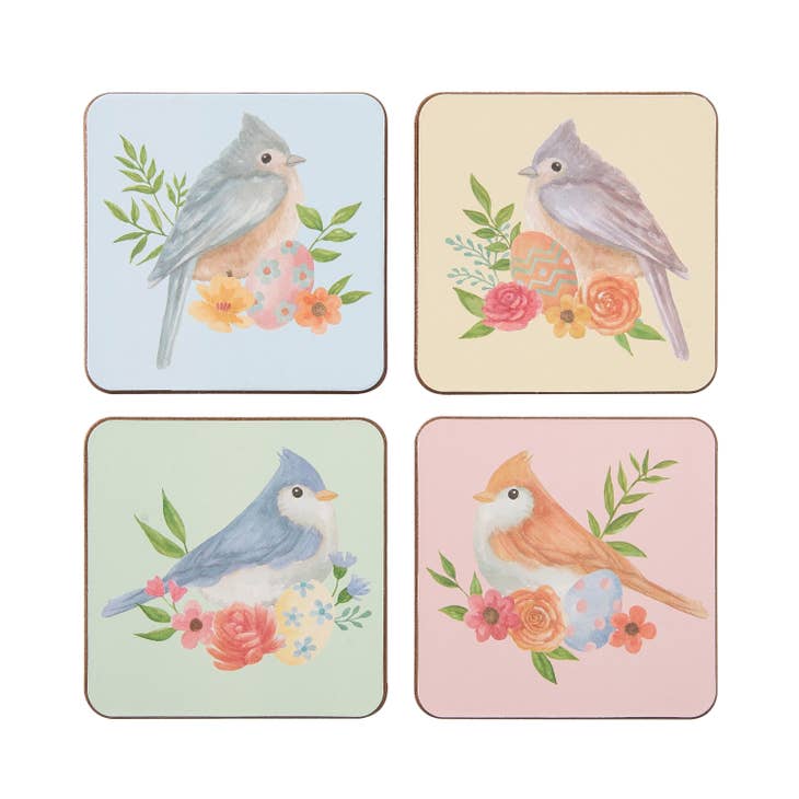 Spring Floral Coaster Sets