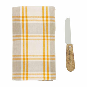 Rustic Fall Kitchen Towels and Spreader Set