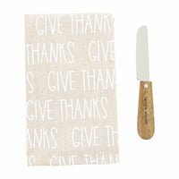 Rustic Fall Kitchen Towels and Spreader Set
