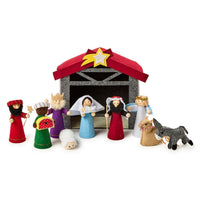 Handcrafted Felt Nativity Set in Gift Box
