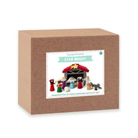 Handcrafted Felt Nativity Set in Gift Box
