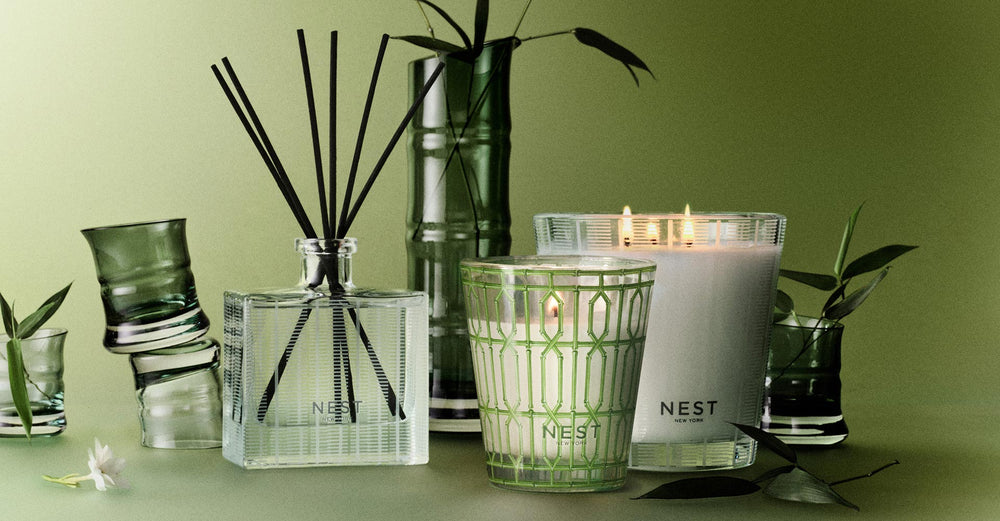Nest Bamboo Decorative Collection 3 Wick Candle