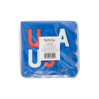 USA Scallop Paper Cocktail Napkin
