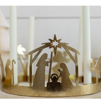 Gold Advent Wreath