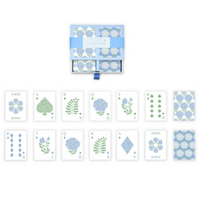 Hydrangea Double Deck Playing Cards