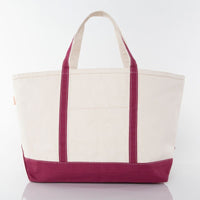 Personalized Large Boat Totes
