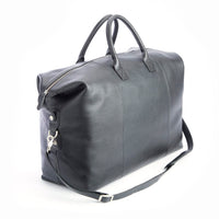 Weekender Duffel Bag in Pebble Grain Leather
