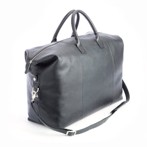 Weekender Duffel Bag in Pebble Grain Leather