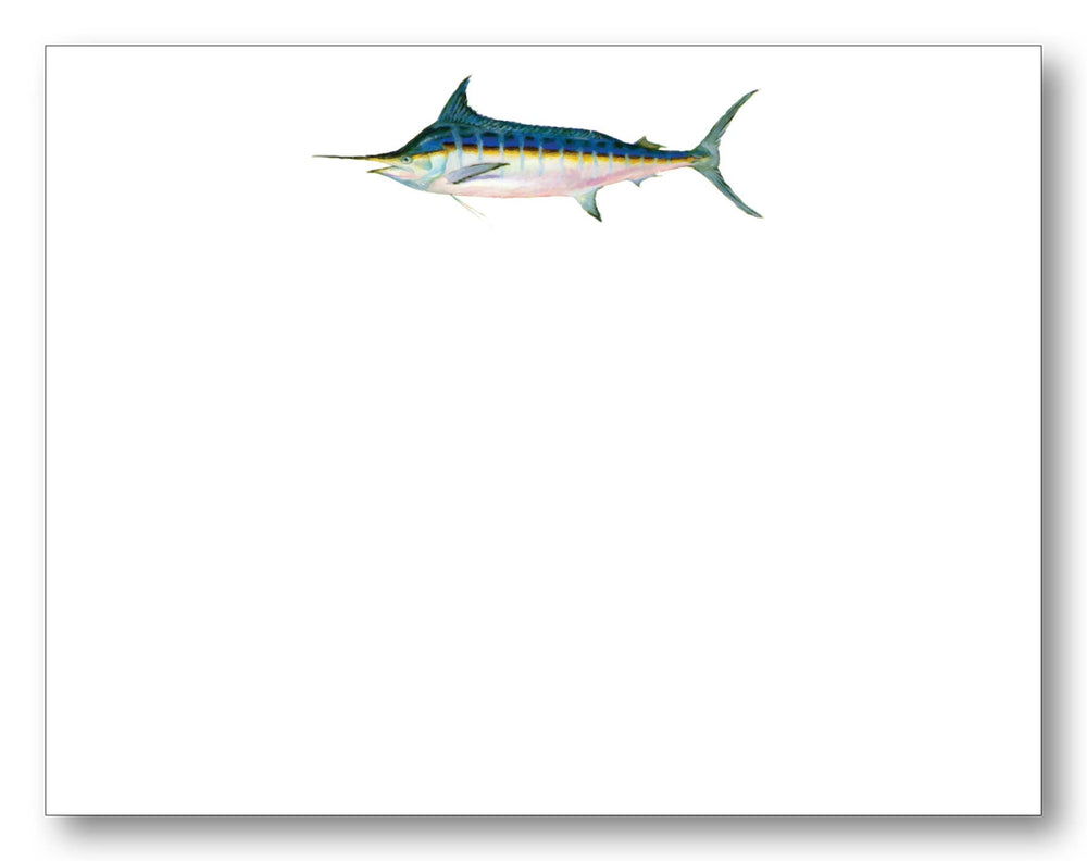 Marlin Flat Note Cards