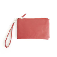 Leather Zip Wristlet
