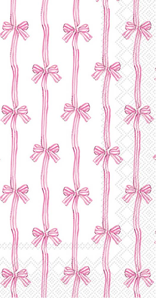 Baby Pink Toile Paper Guest Towels