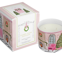 Candy Cane Cottage Gift Boxed Candle