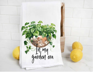 Disco Ball Planter Tea Towel