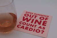 Count as Cardio Cocktail Napkins
