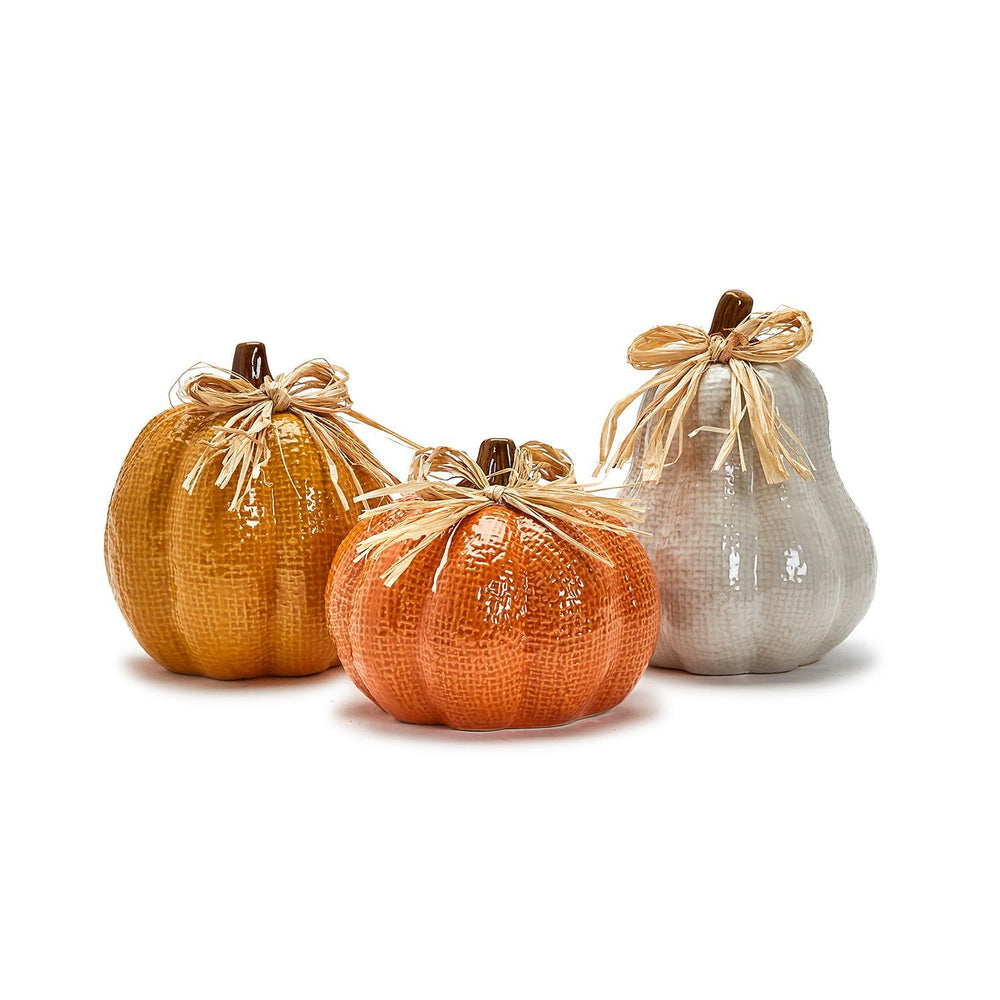 Pretty Patch Textured Pumpkins