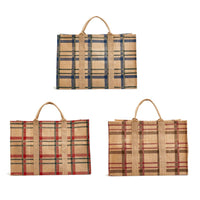 Perfectly Plaid Large Totes
