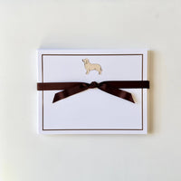 Golden Retriever - Flat Note Cards