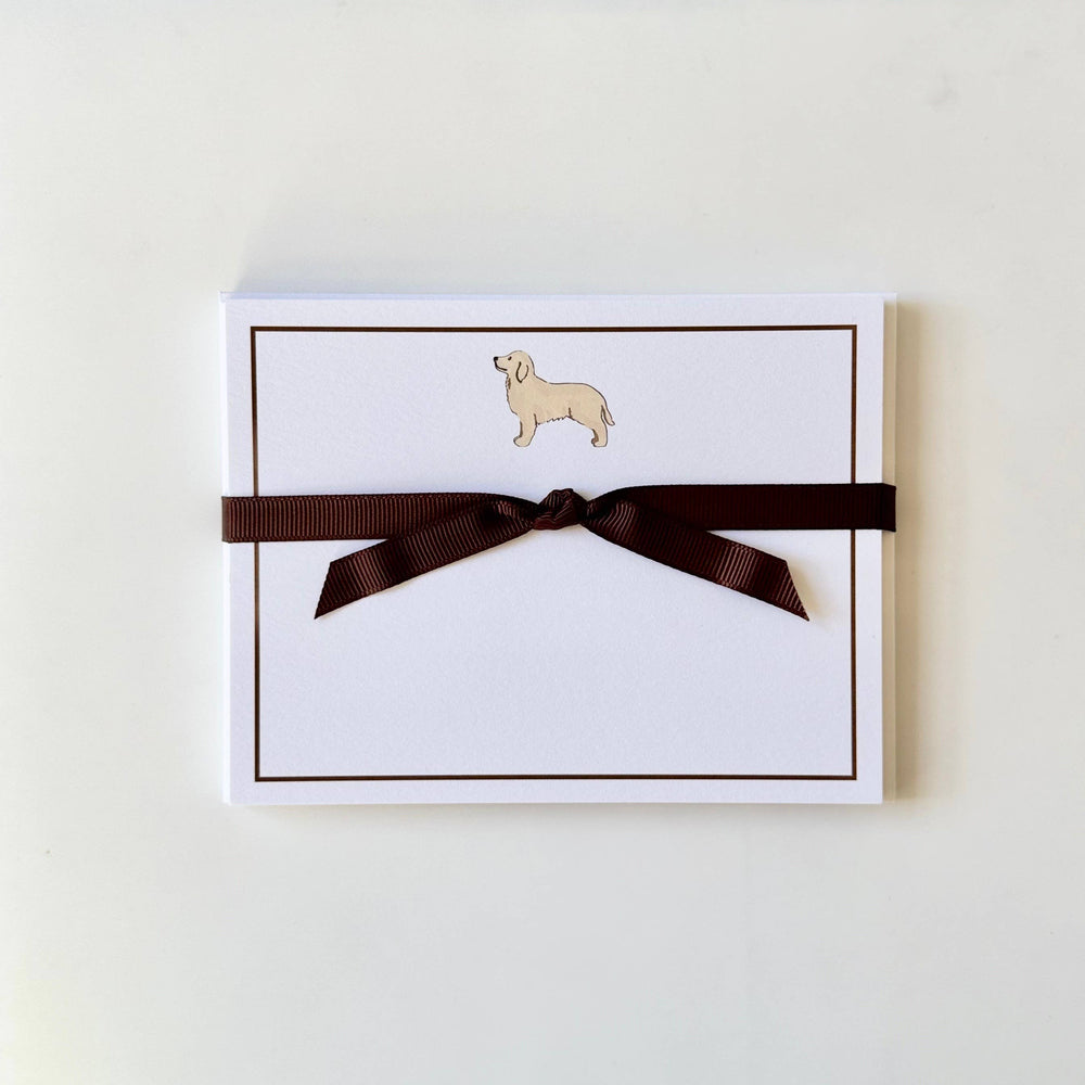Golden Retriever - Flat Note Cards
