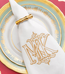 Monogrammed Linen Napkins