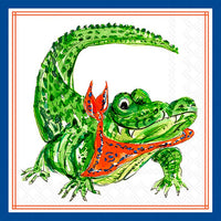 Orange Gator Cocktail Napkins