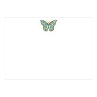 Jeweled Butterfly Flat Notecards

