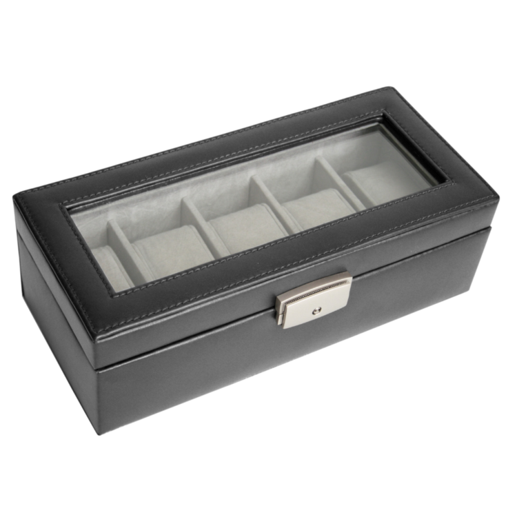 Five Slot Watch Box