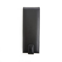 Monogrammed Leather Cigar Flask Set
