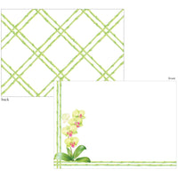 Orchid Conservatory Flat Notecards
